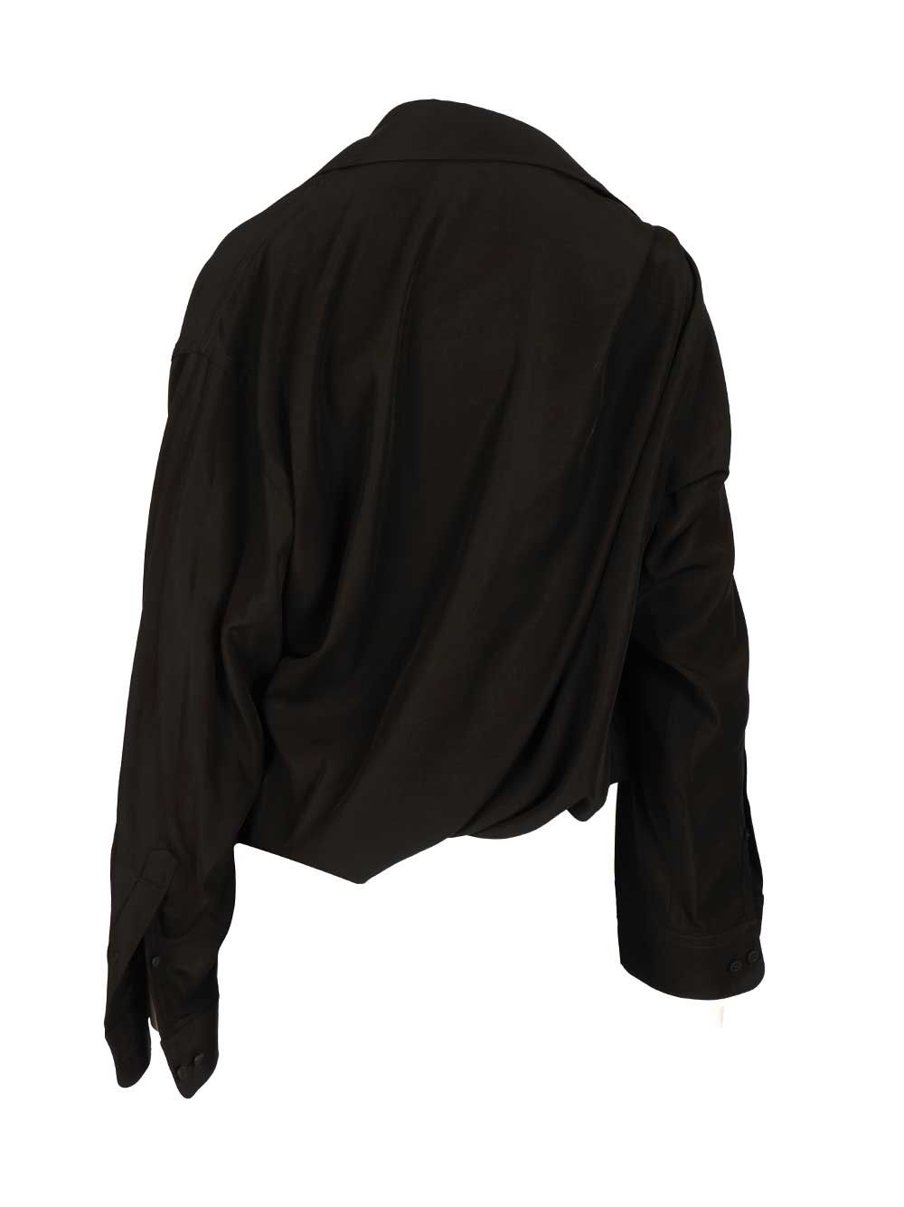 Balenciaga One Shoulder Shirt Shirts - Nero | 4e93928dd3ffe1d7bb1213cb67687535f578430d