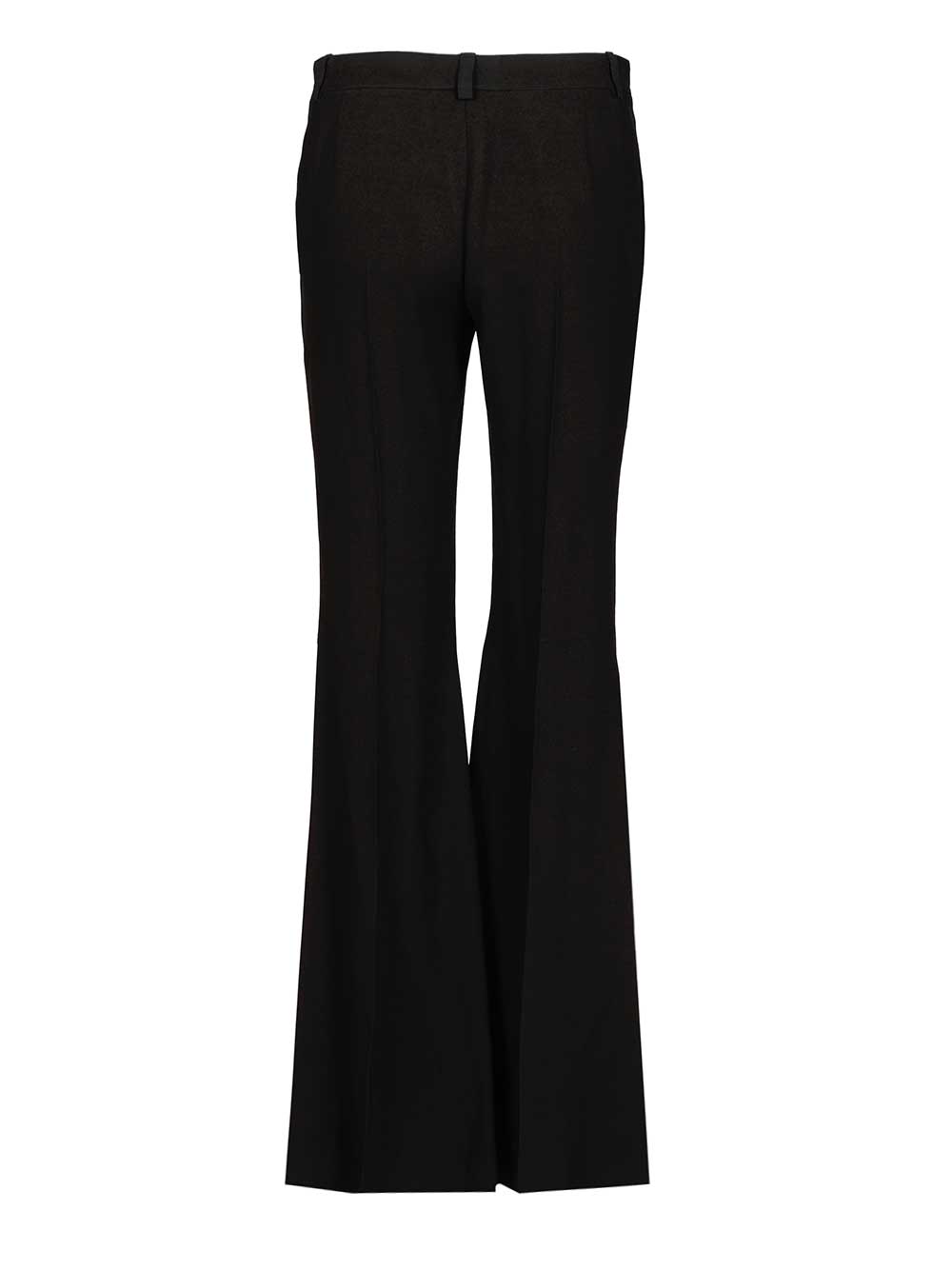 Balenciaga Flared Trousers In Black Flowing Viscose Jeans - Nero | b611ba9f83cc69c298d43f0b7ab9b4101a727815