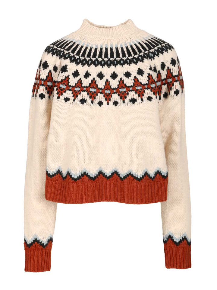Alanui Sweet Winter Knitwear - Bianco | 09c4645da838e8ac70277603a507cbf259eec345