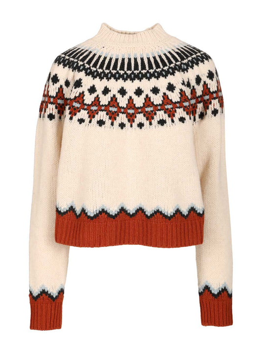 Sweet Winter Knitwear Bianco