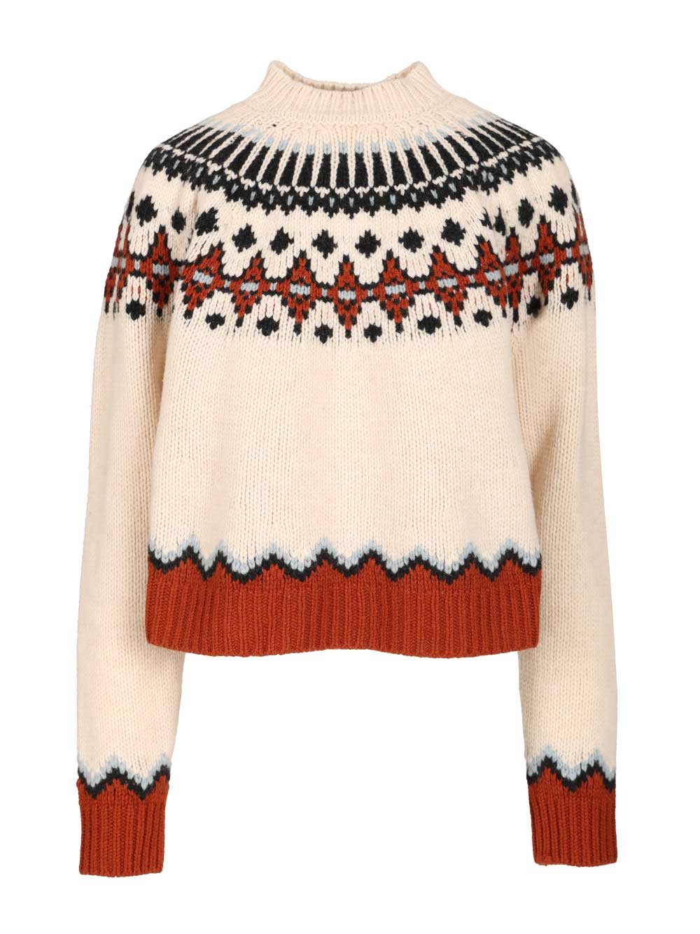 Alanui Sweet Winter Knitwear - Bianco | 09c4645da838e8ac70277603a507cbf259eec345