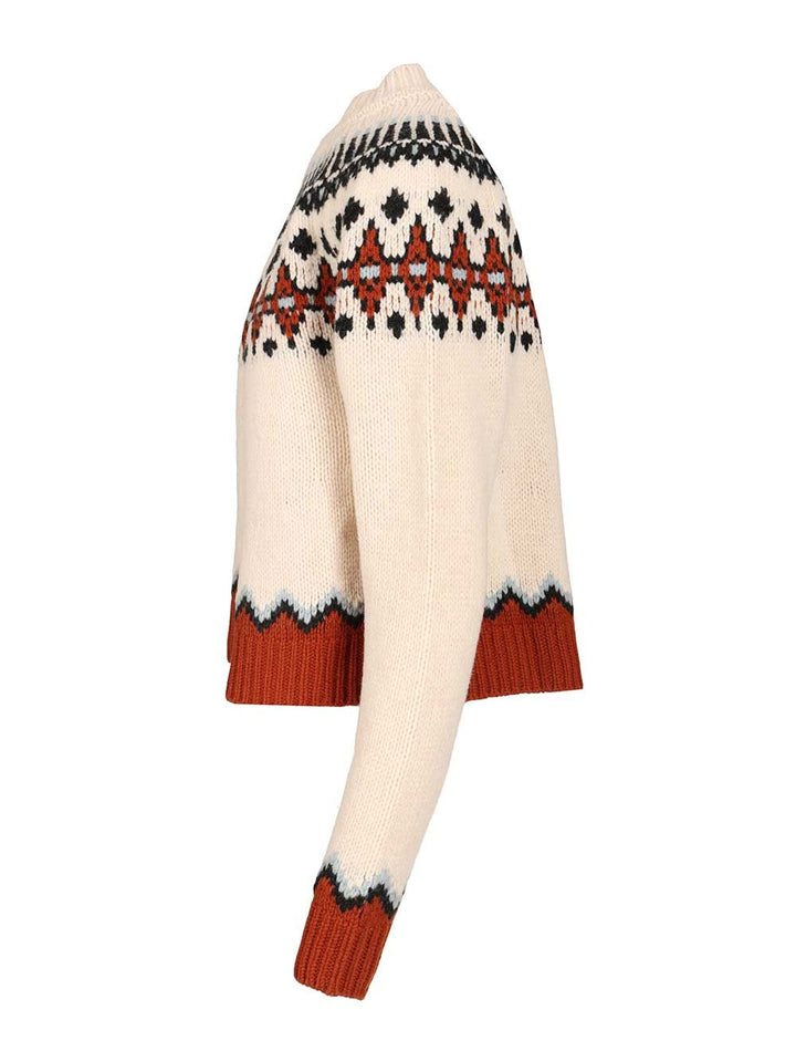 Alanui Sweet Winter Knitwear - Bianco | 15d3f66457652d633f040e67692863ac2a3b6ef1
