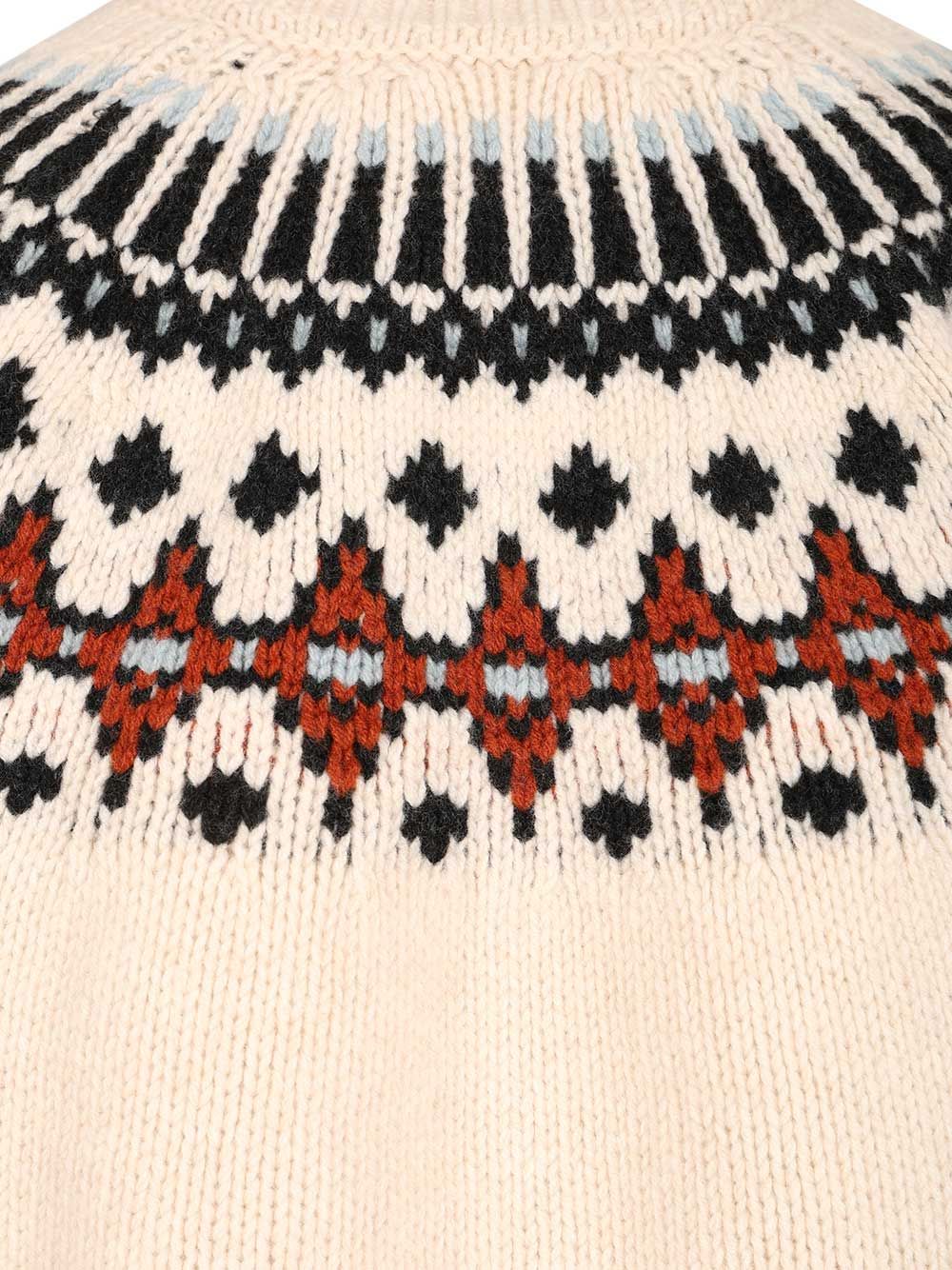 Alanui Sweet Winter Knitwear - Bianco | 10b904c9050944fcc85bd1bd0d111a574a246cec