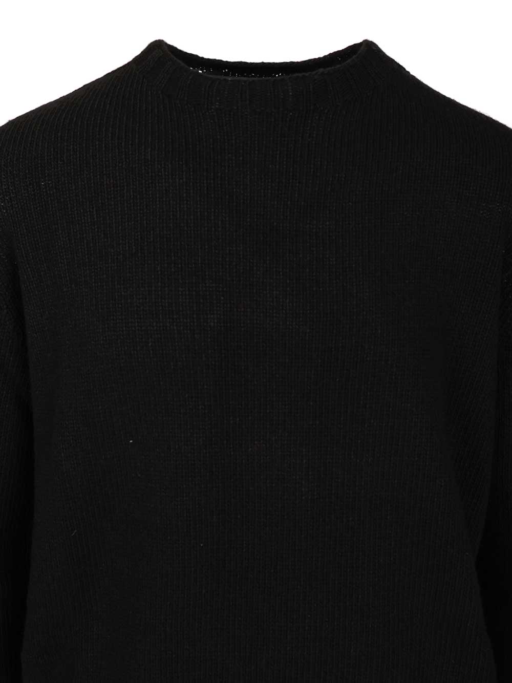 Palm Angels Curved Logo Sweater Sweatshirts - Nero | b61eea1ddba7d4a02c957ff43bdf34c6e60d912a