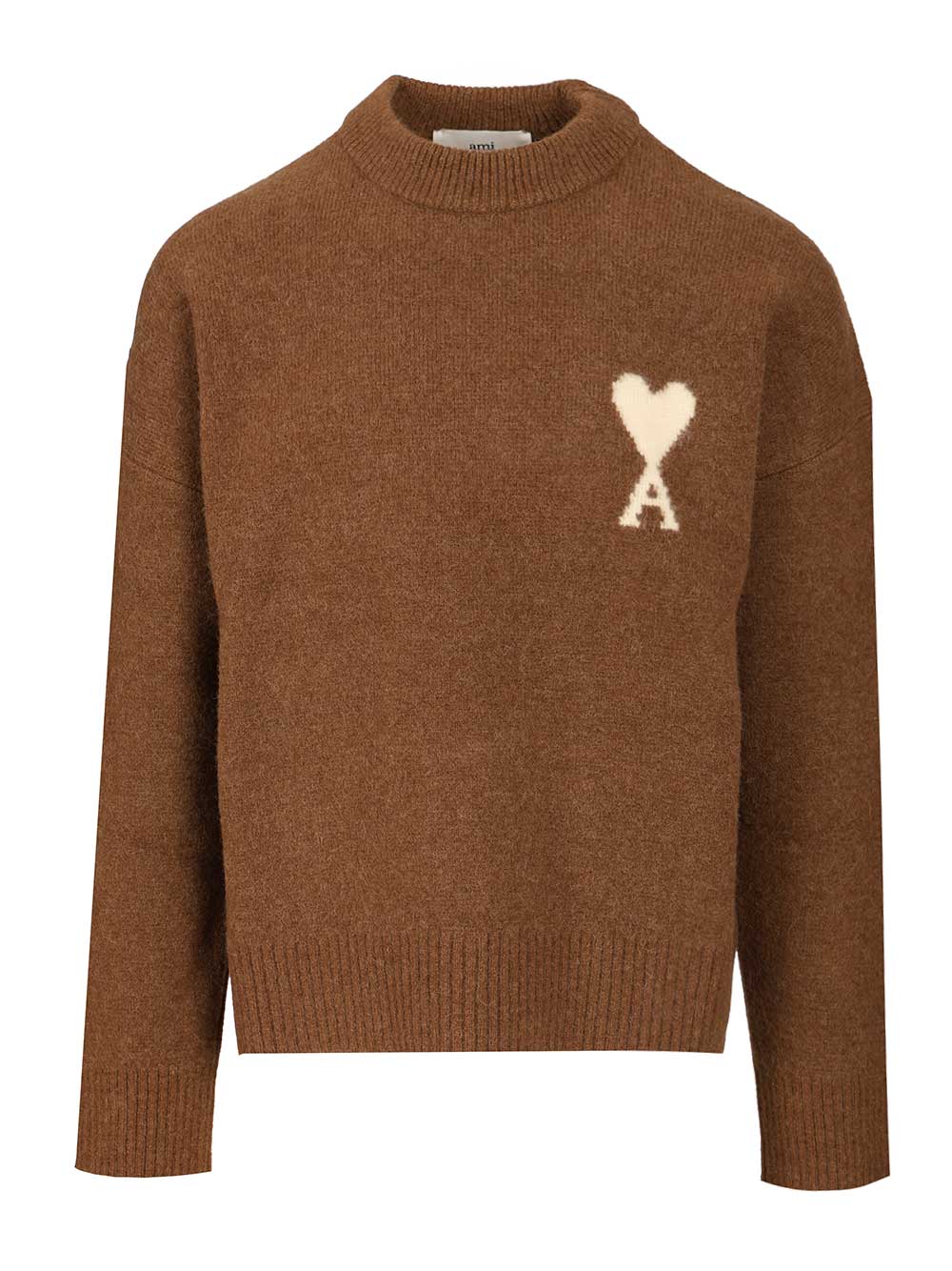 Ami Ami De Coeur Sweater Knitwear - Marrone | 9b9c5b1b1ca0fcbb85c284f609c8eb6657f52e07