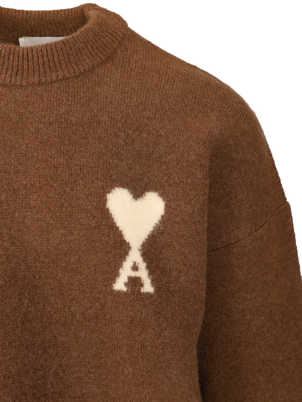 Ami Ami De Coeur Sweater Knitwear - Marrone | 966c7778f88b670656962eb98bfe8ce6a8228a5e