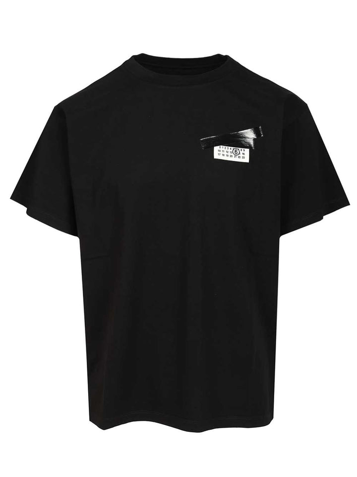 Mm6 Maison Margiela Trompe L T-Shirt - Nero | b206fe16ad20b5c02dd6ed9c8b59032ff072bbd9