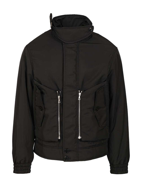 Venice Dark Grey Cotton Jacket Giacche Nero