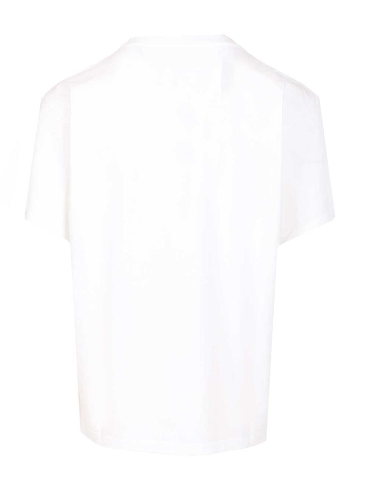 Mm6 Maison Margiela Trompe L T-Shirt - Bianco | dfbb4bf1217aa3878603f3e990f220ab2360715c