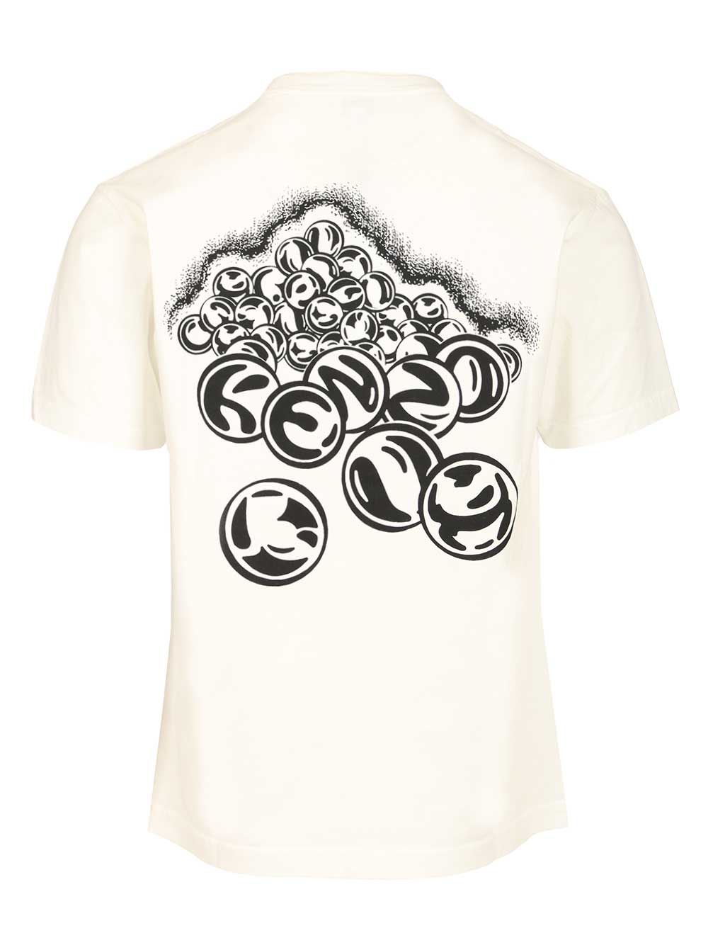 Kenzo Pachinko T-Shirt - Bianco | 8bfcbadc640855642822e5cf21f0ea94d043df96