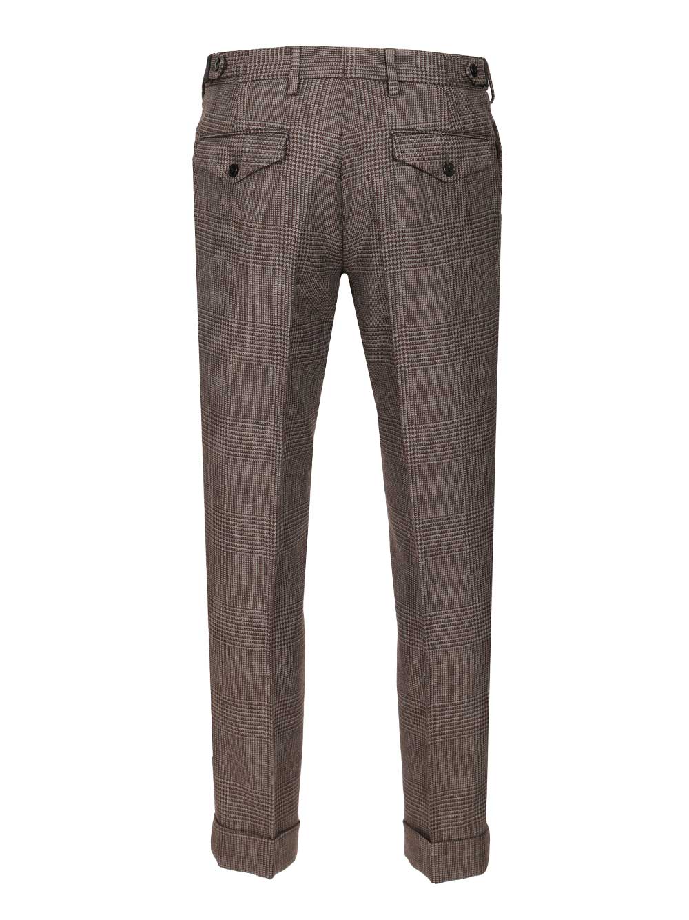 Dries Van Noten Prince Of Wales Wool Trousers - Marrone | 4bcf1c832c9fe08a67abac8898ae97ad6447fe69