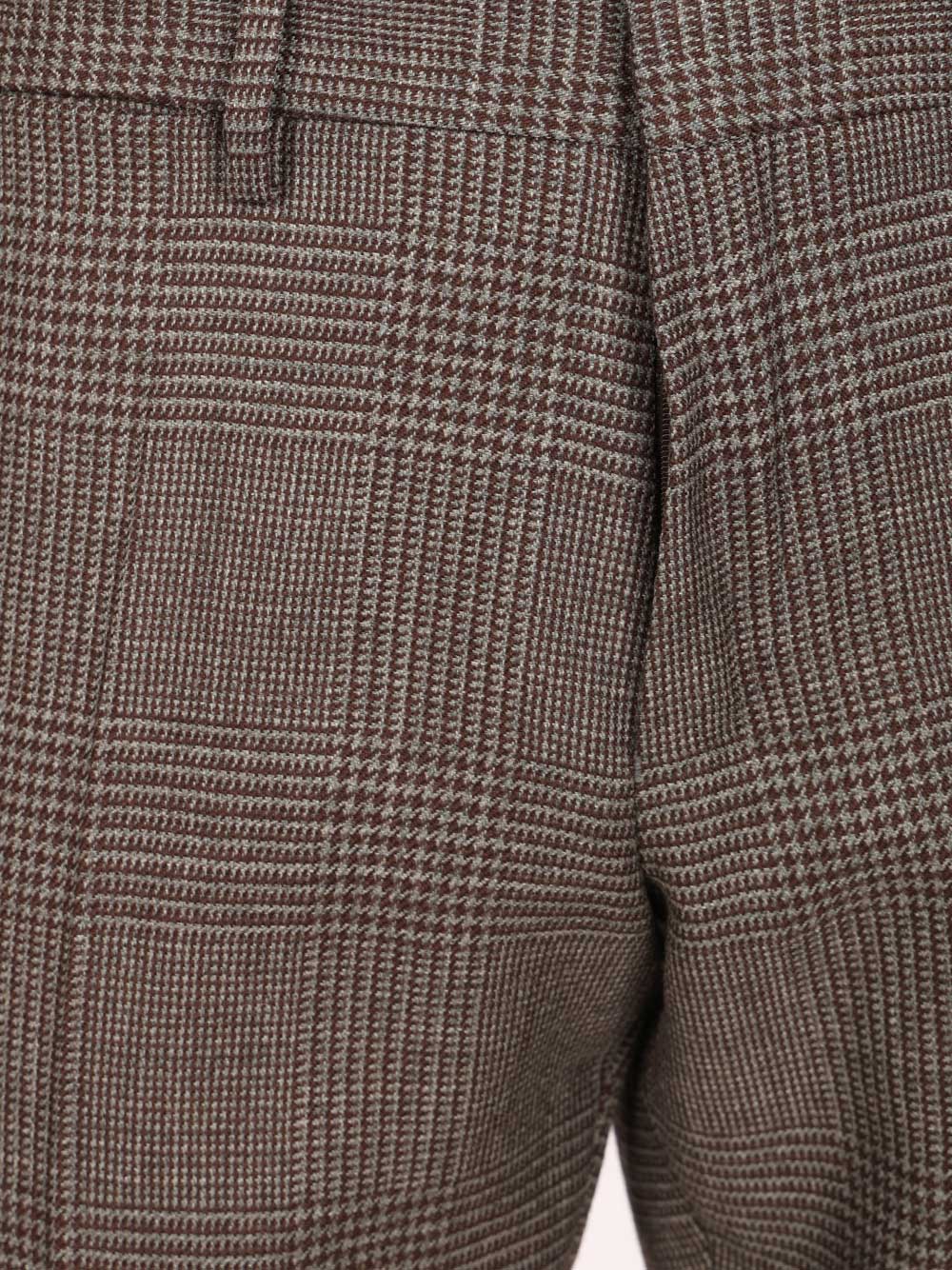 Dries Van Noten Prince Of Wales Wool Trousers - Marrone | b65216379fcccb7c5eeebb746189a70903fbd89c