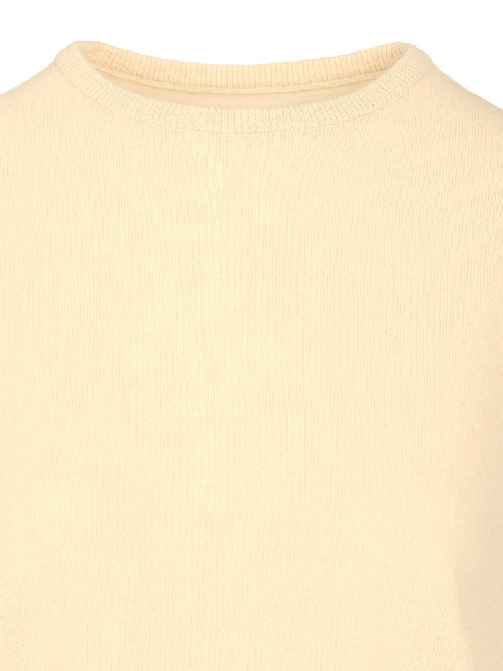Maison Margiela Crewneck Sweater Knitwear - Beige | 0e3c0c056314533b33e8adfd8900147a53fe847e