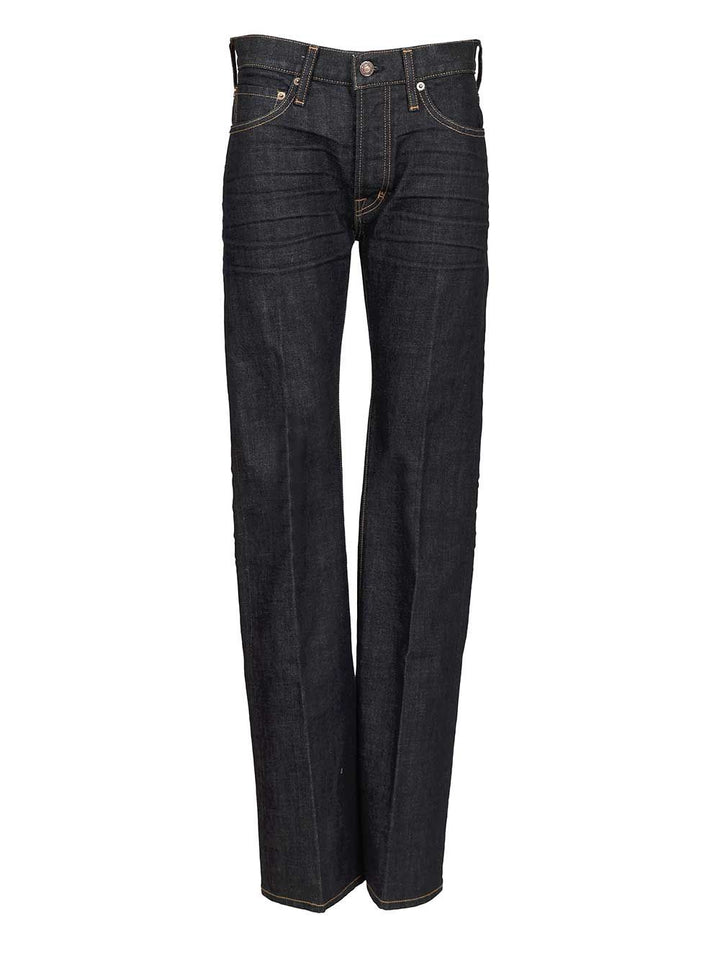 Tom Ford Selvedge Bootcut Jeans - Blu | ebd80fab44685cdf5bf377c4ebec43be196c8559