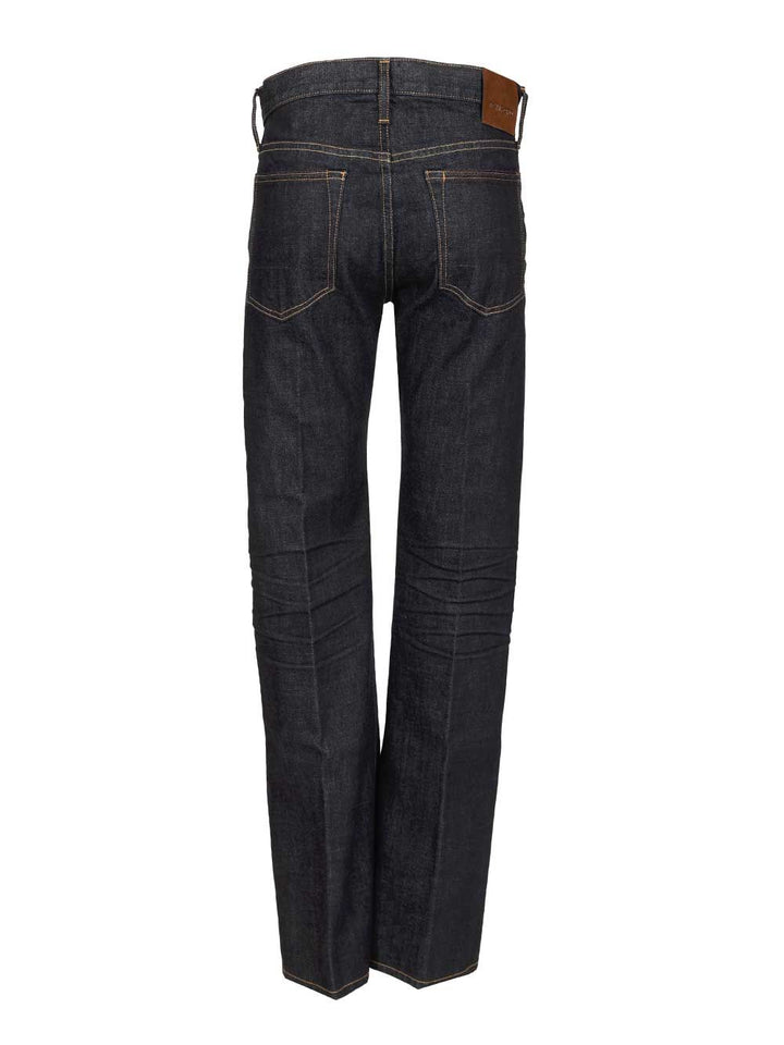 Tom Ford Selvedge Bootcut Jeans - Blu | a43d927a29bbdf3d7b001bb900b074ec80da085e