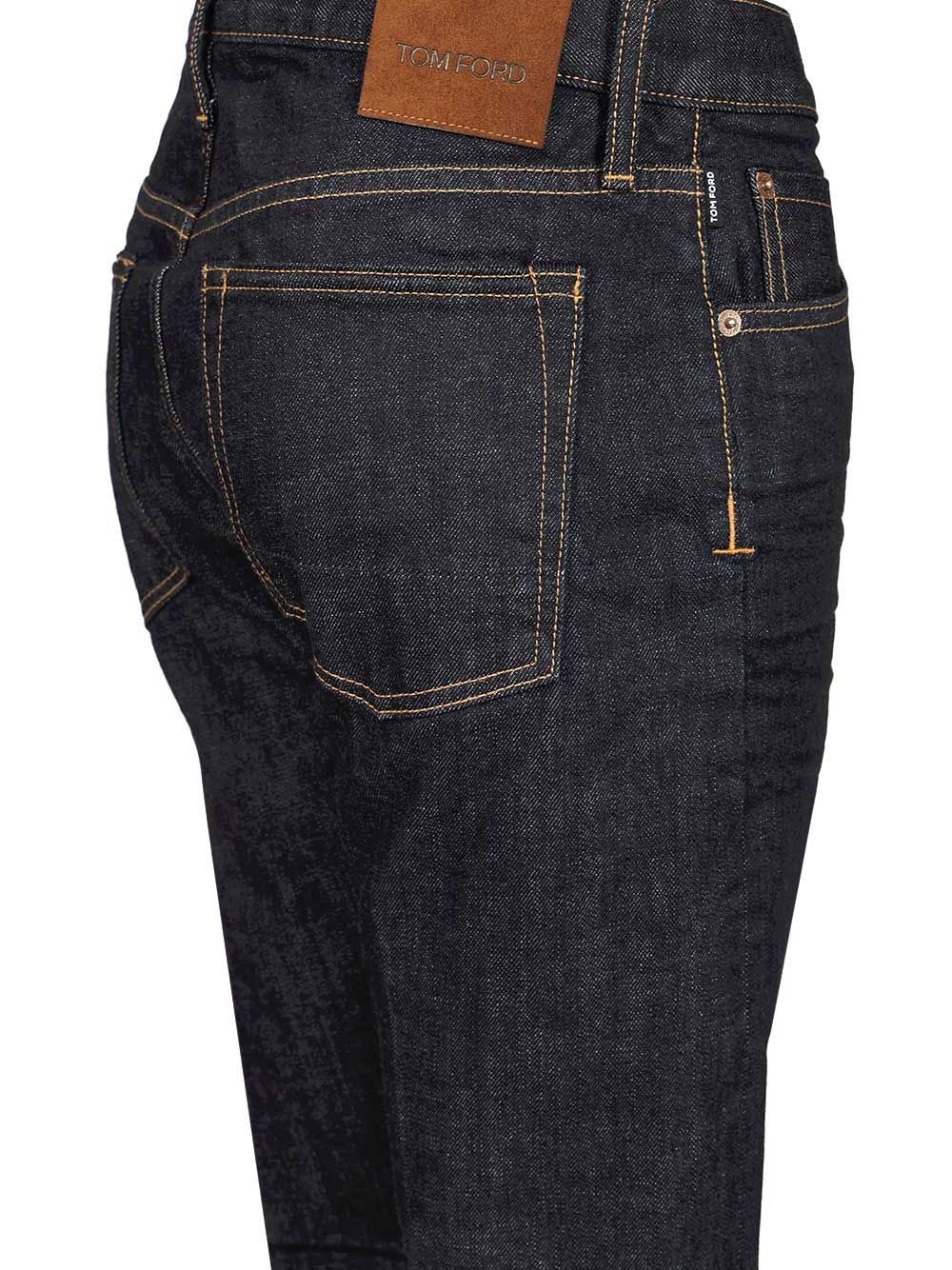 Tom Ford Selvedge Bootcut Jeans - Blu | feb4d6bdb8fda2195331b8d8e9218c34bfec6b6e