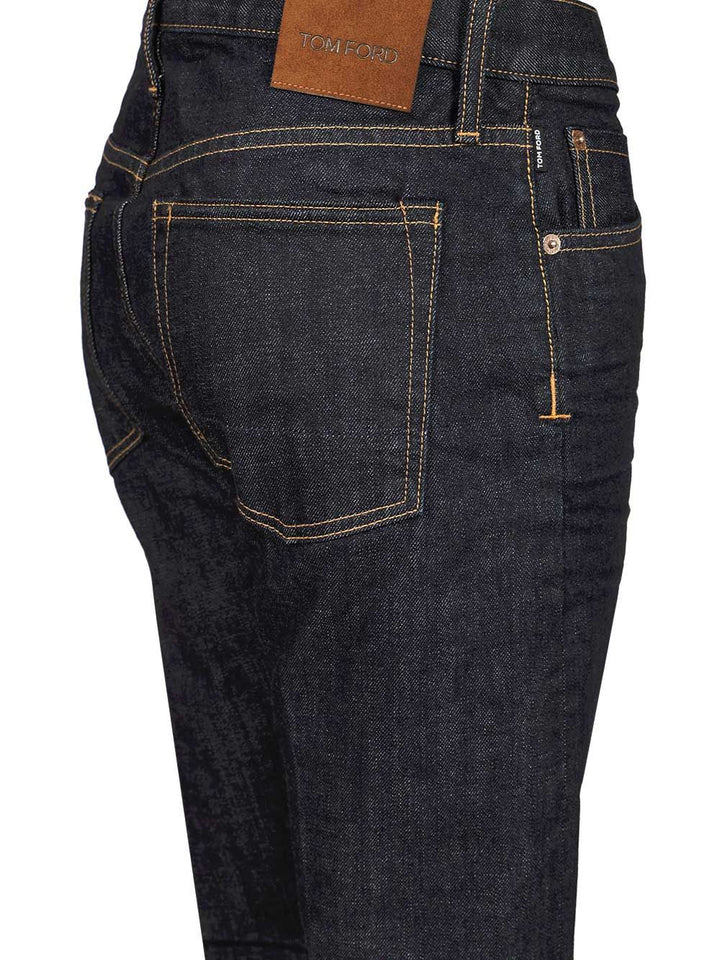 Tom Ford Selvedge Bootcut Jeans - Blu | feb4d6bdb8fda2195331b8d8e9218c34bfec6b6e