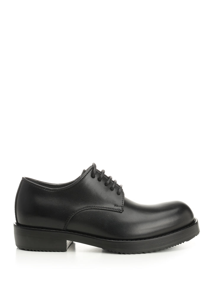 Dries Van Noten Leather Derby Shoe Lace-Up Shoes - Nero | f20c74f73f9403934c64a05d50ec996149415caa