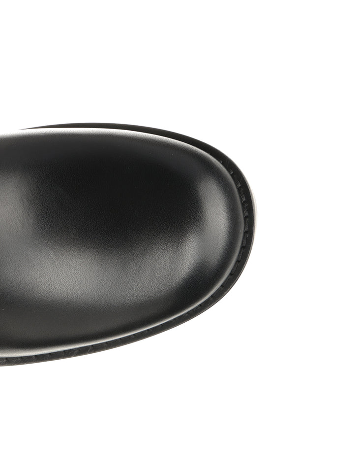 Dries Van Noten Leather Derby Shoe Lace-Up Shoes - Nero | ea1925d887e11efbaeec61656fcae6e70e507b98