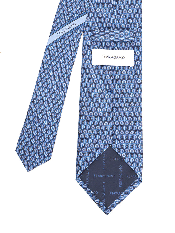 Ferragamo Ferragamo Monogram Ties And Bow Ties - Blu | f1e77d3071d96201cbbb76d6b67bb6e7d147619f