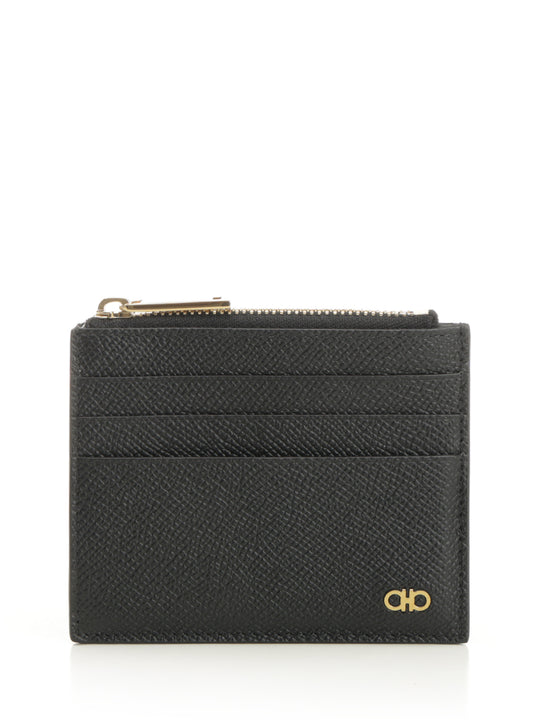 Credit Card Holder With Zip Wallets Nero
