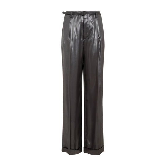 Asteroid Grey Acklie Pleated Pants