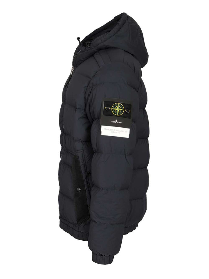 Stone Island Piumino Con Cappuccio Giacche - Blu | bd82a40f9e2f86b6a1e20d8021b22a9cbc584e14