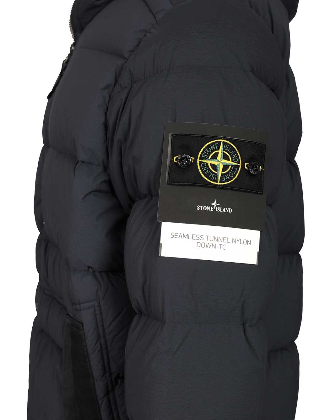 Stone Island Piumino Con Cappuccio Giacche - Blu | c0087c6cb4f65caaccd1b14623bb25179b858856