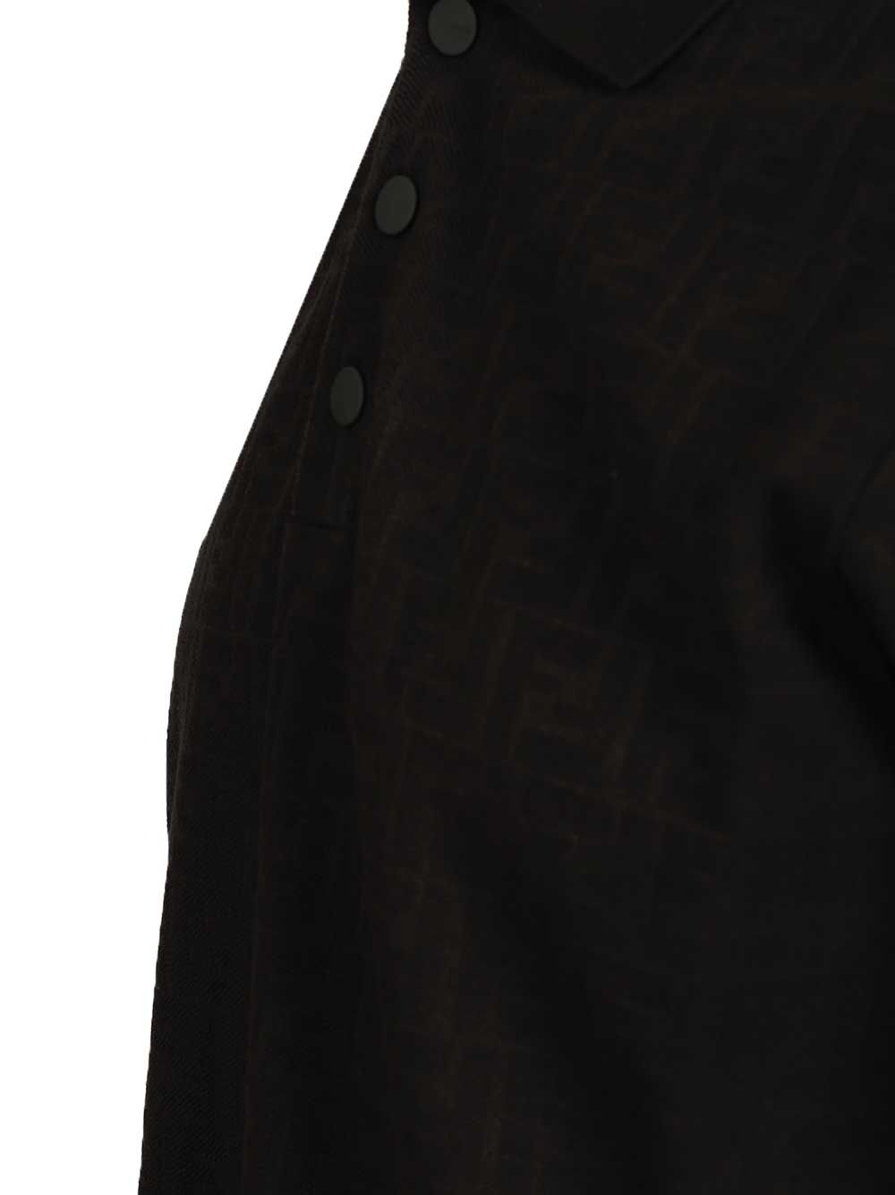 Fendi In Black Ff Piquet Jacquard Polo shirt - Nero | 1c8f8fa2f96084f96160e1f4d95754f276b252d6