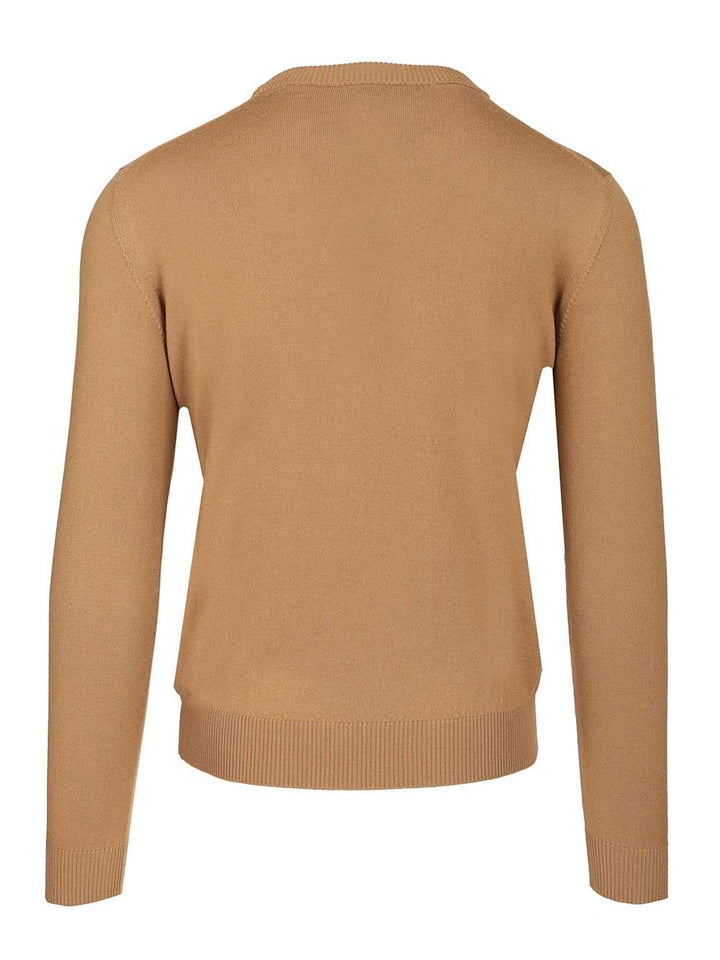 Fendi Wool Sweater Knitwear - Bianco | 55c5dfeae2fed8b1087467130e743f5e6dfcd744