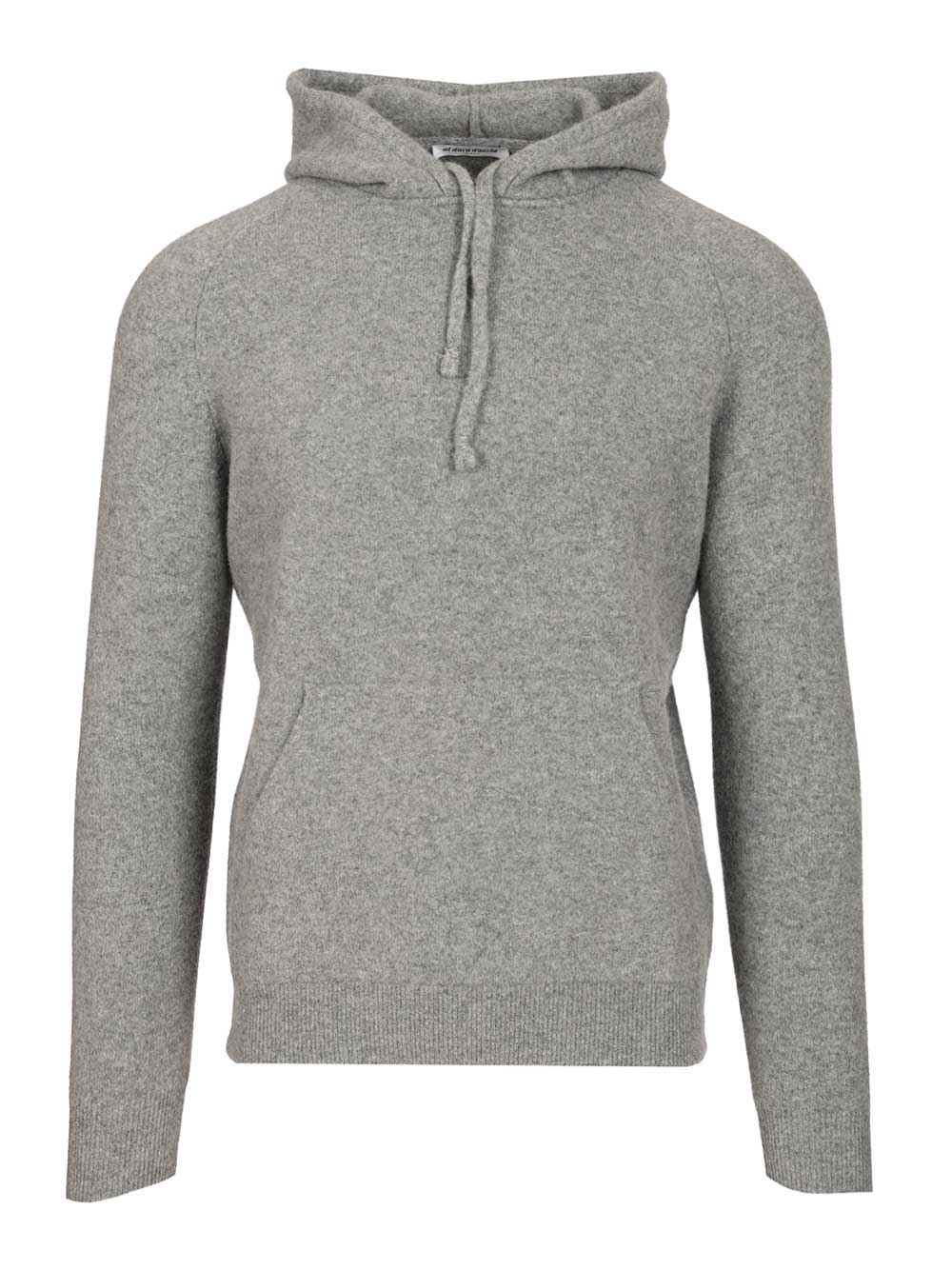 Al Duca D'Aosta Mohair Hooded Sweater Knitwear - Grey | d0caad63953e92b4062349b5794b892f02c9f002
