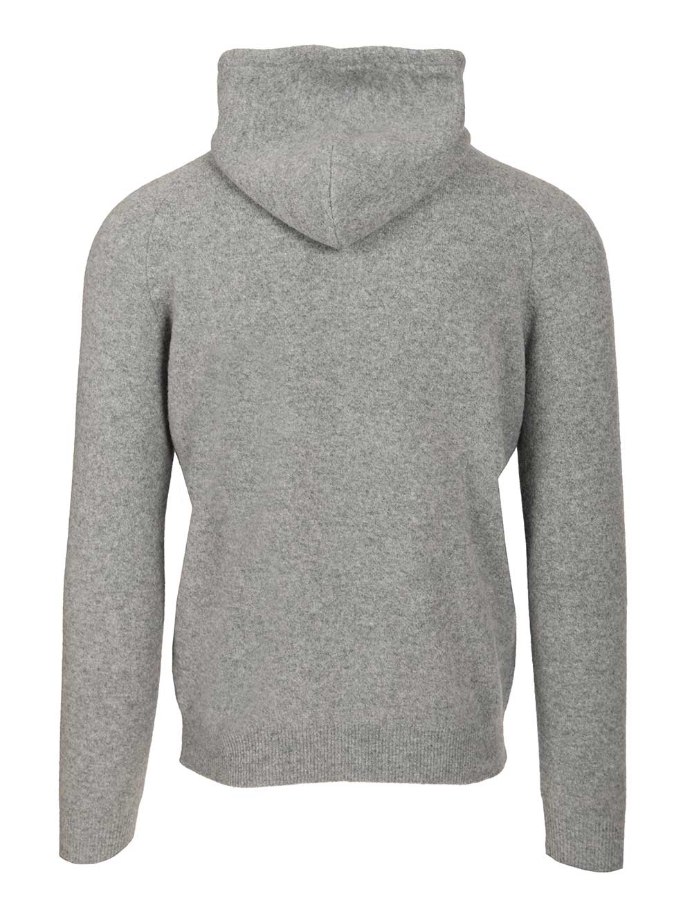 Al Duca D'Aosta Mohair Hooded Sweater Knitwear - Grey | d15812b31fc9ef1c2eb6ed00f26b4b227e5e6a6c