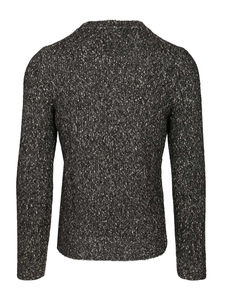 Al Duca D'Aosta Crew Neck Sweater Knitwear - Nero | f1d20c140d68677daec086ddf9e504190e7b719d