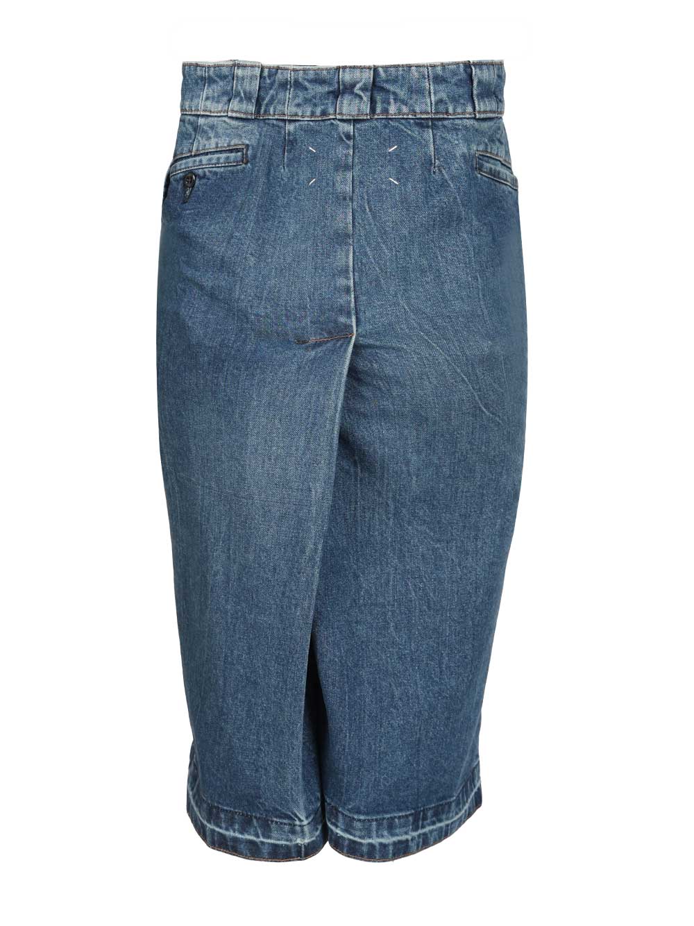 Maison Margiela Long Denim Skirt Gonne - Blu | 45c745146644087f8194be6b9cde8f95dbf31053