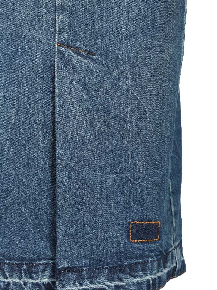 Maison Margiela Long Denim Skirt Gonne - Blu | 8390ba5885f8096fa7e01f9833b7acc40fb0cc25