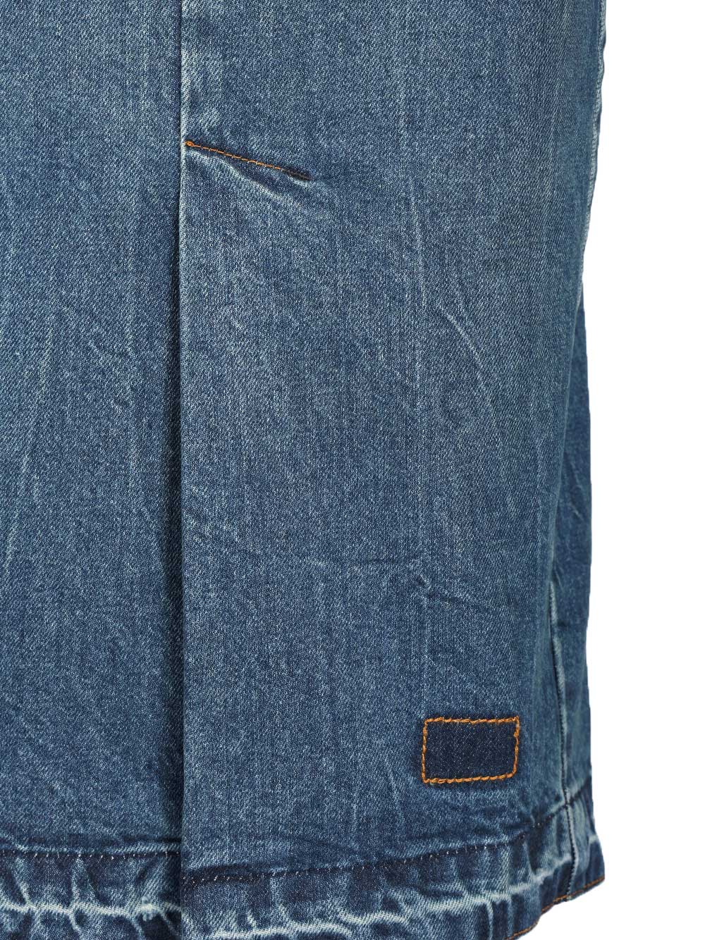 Maison Margiela Long Denim Skirt Gonne - Blu | 8390ba5885f8096fa7e01f9833b7acc40fb0cc25