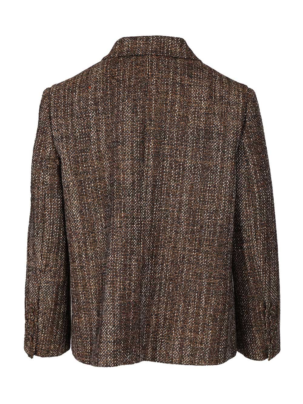 Fendi Rust Wool And Alpaca Jacket Giacche - Marrone | 63234977974ebe167c07ab577e319d6f6e7691c0