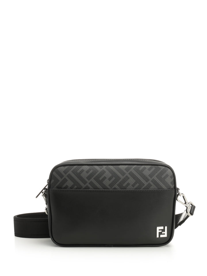 Fendi Squared Ff Crossbody Bags - Nero | f64bc793dc33d7e3e3335010bf64e3593e16adc9