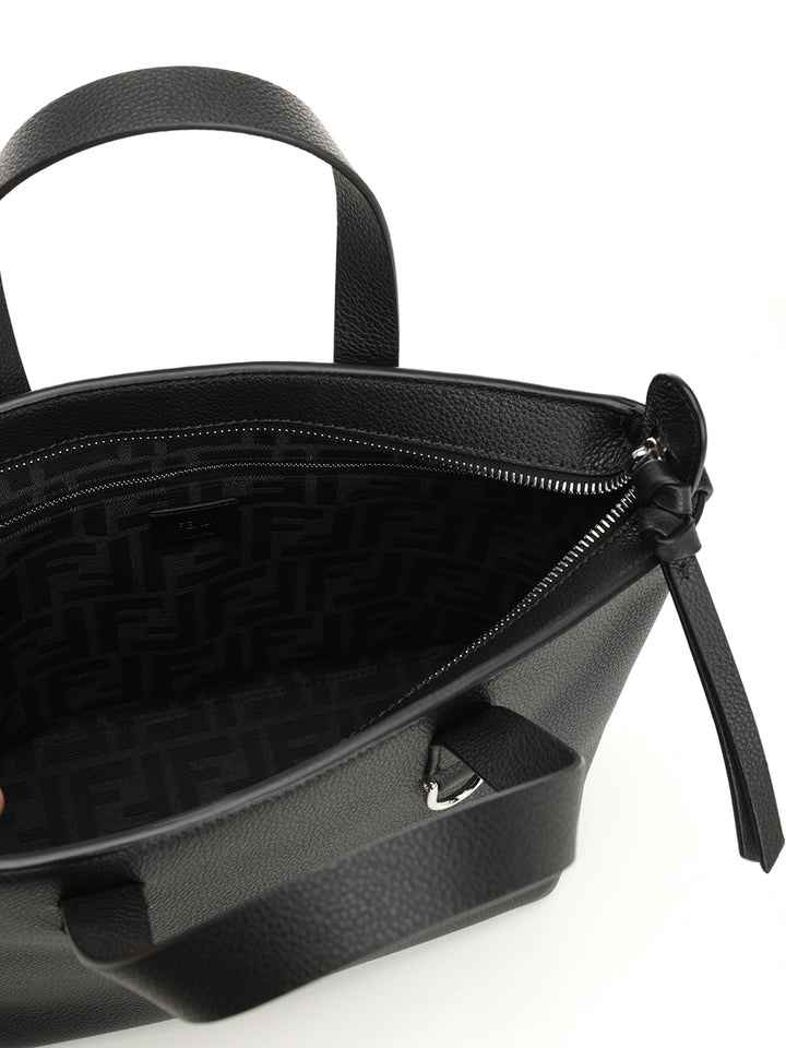 Fendi Leather Shopping Bag Handbags - Nero | 3672a3c84b94f6f23712463f724f00c8951b0731