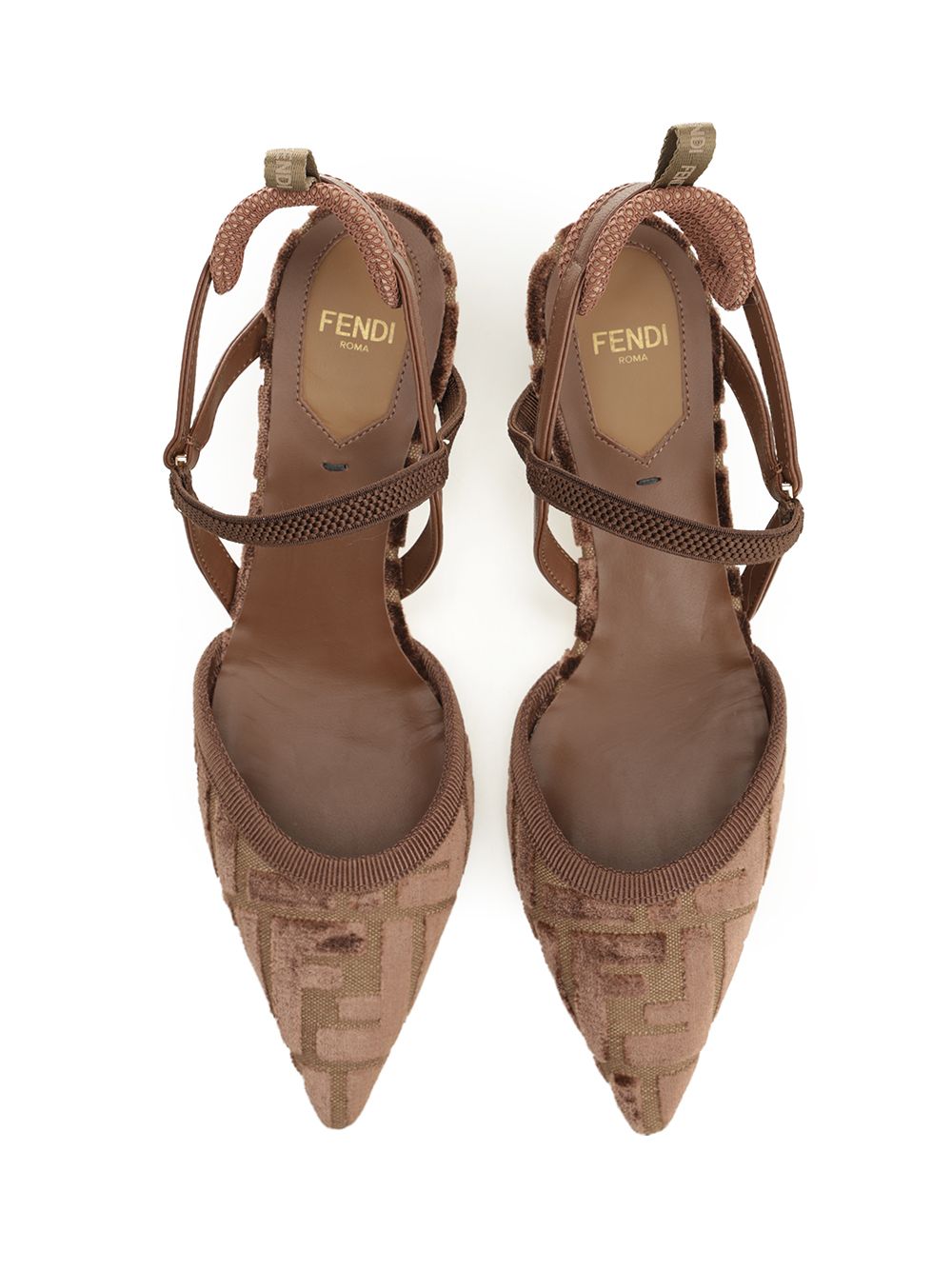 Fendi Colibrì Lite Decollete - Marrone | 317f28a34d59790fec335657a9bcc494ccb49a4f