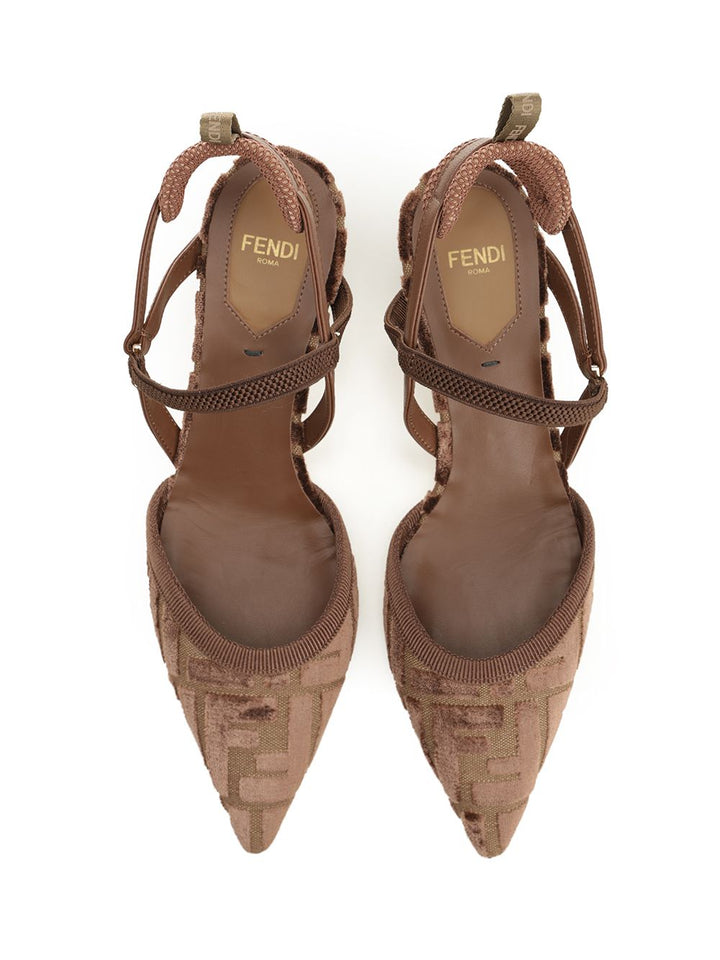 Fendi Colibrì Lite Decollete - Marrone | 317f28a34d59790fec335657a9bcc494ccb49a4f