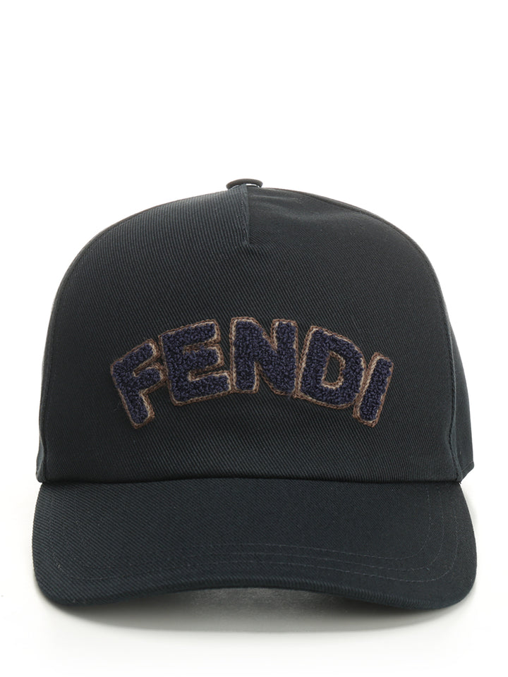 Fendi Baseball Cap Cappelli - Blu | 89ceda424f836d46a9296382a501b79ddf39419a