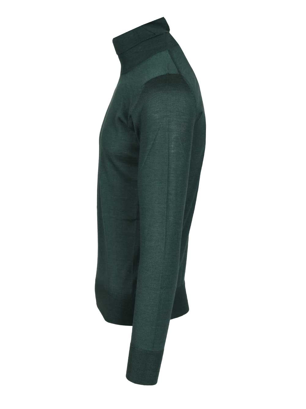 Al Duca D'Aosta 1902 Cashmere And Silk Turtleneck Sweater Knitwear - Verde | b5be43f1ec84f90ce63df1d1c2ccda54800618fd