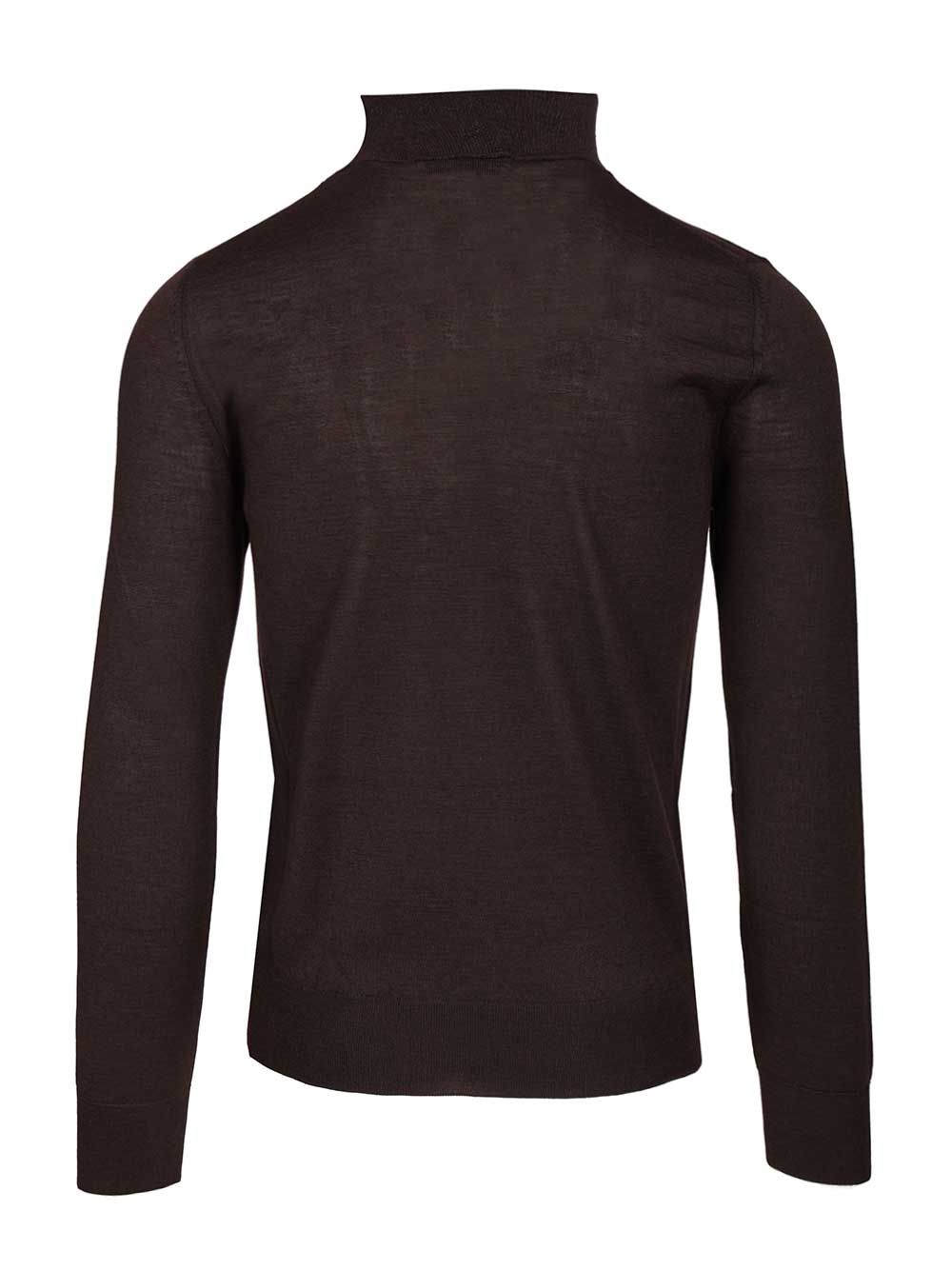 Al Duca D'Aosta 1902 Cashmere And Silk Turtleneck Sweater Knitwear - Marrone | a8d4d7fbbb0ec4273b4df236bc1686de499ff6de
