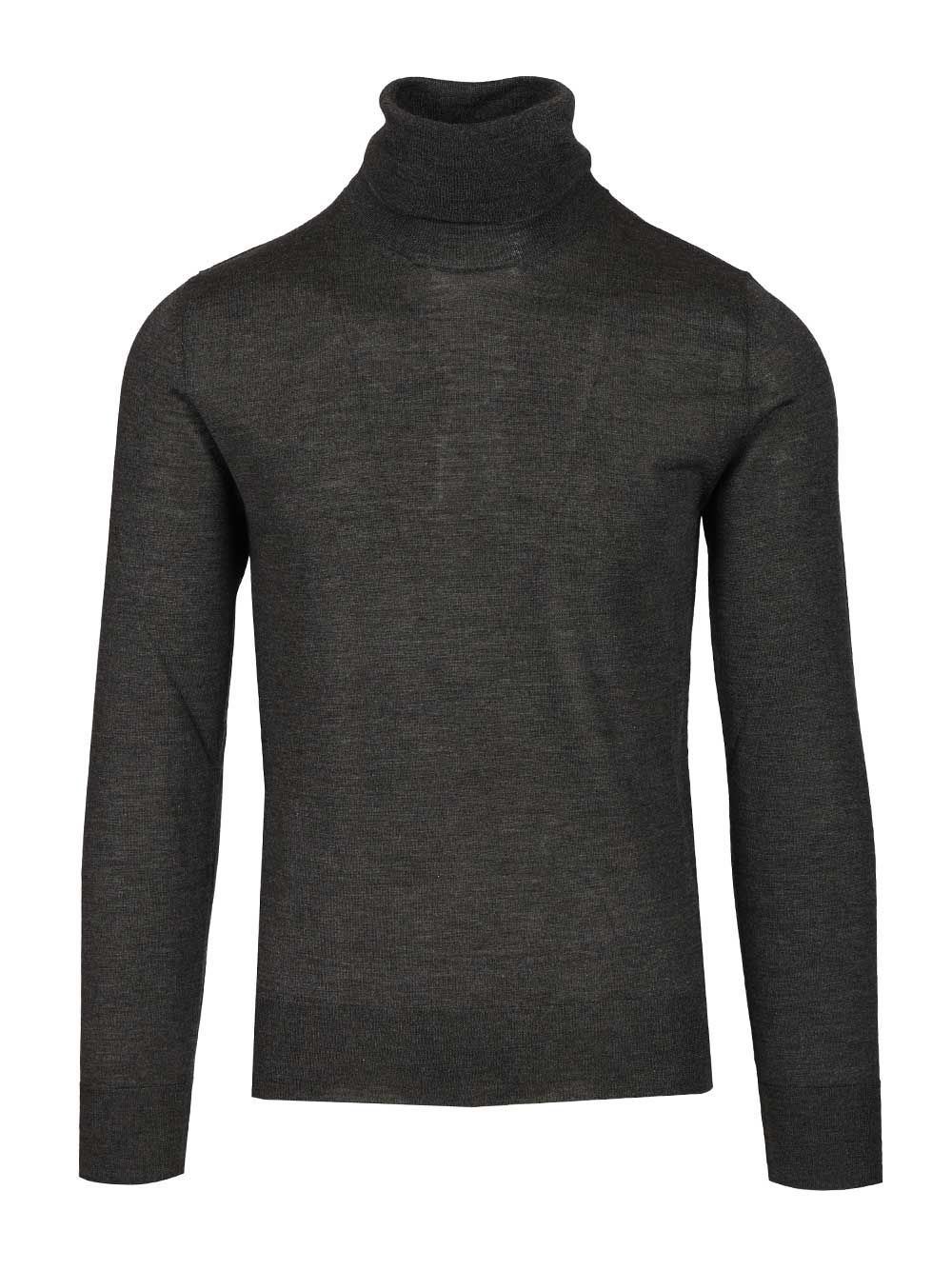 Al Duca D'Aosta 1902 Cashmere And Silk Turtleneck Sweater Knitwear - Grey | a7ae1919bf7ffa3d832071d8c57de59d7d2c5bb9
