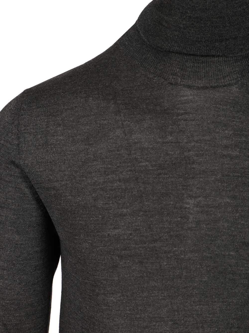 Al Duca D'Aosta 1902 Cashmere And Silk Turtleneck Sweater Knitwear - Grey | a3c15417b2a529ca6ff88fc30c3cd58b2341a9ae