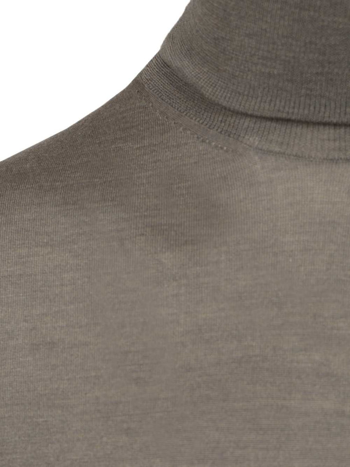 Al Duca D'Aosta 1902 Cashmere And Silk Turtleneck Sweater Knitwear - Grey | 8d7aaaf76f97f2214eafb6dd71575b4b16ed1ac4