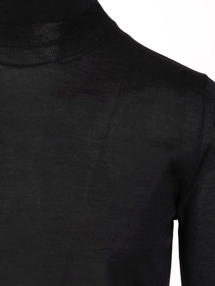 Al Duca D'Aosta 1902 Cashmere And Silk Turtleneck Sweater Knitwear - Blu | 0ae61d556a5a748bd7a1f6bf3e670954761d601b