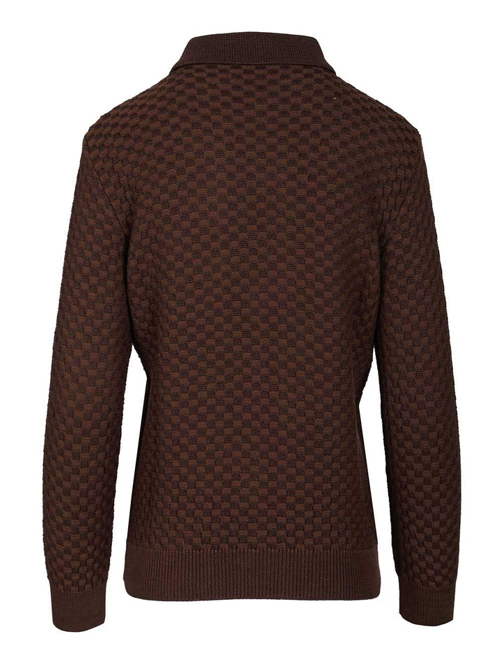 Retori Knitted Cardigan Knitwear - Marrone | 2d3c064856906dce58fca858584cd3d83611988c