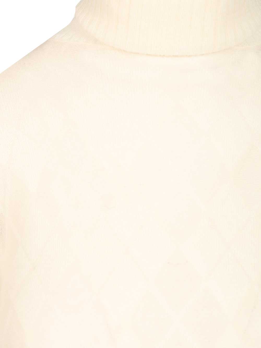 Retori Crop Top Knitwear - Bianco | 18b05814307e491fc18076d45a585ee123f68eb9